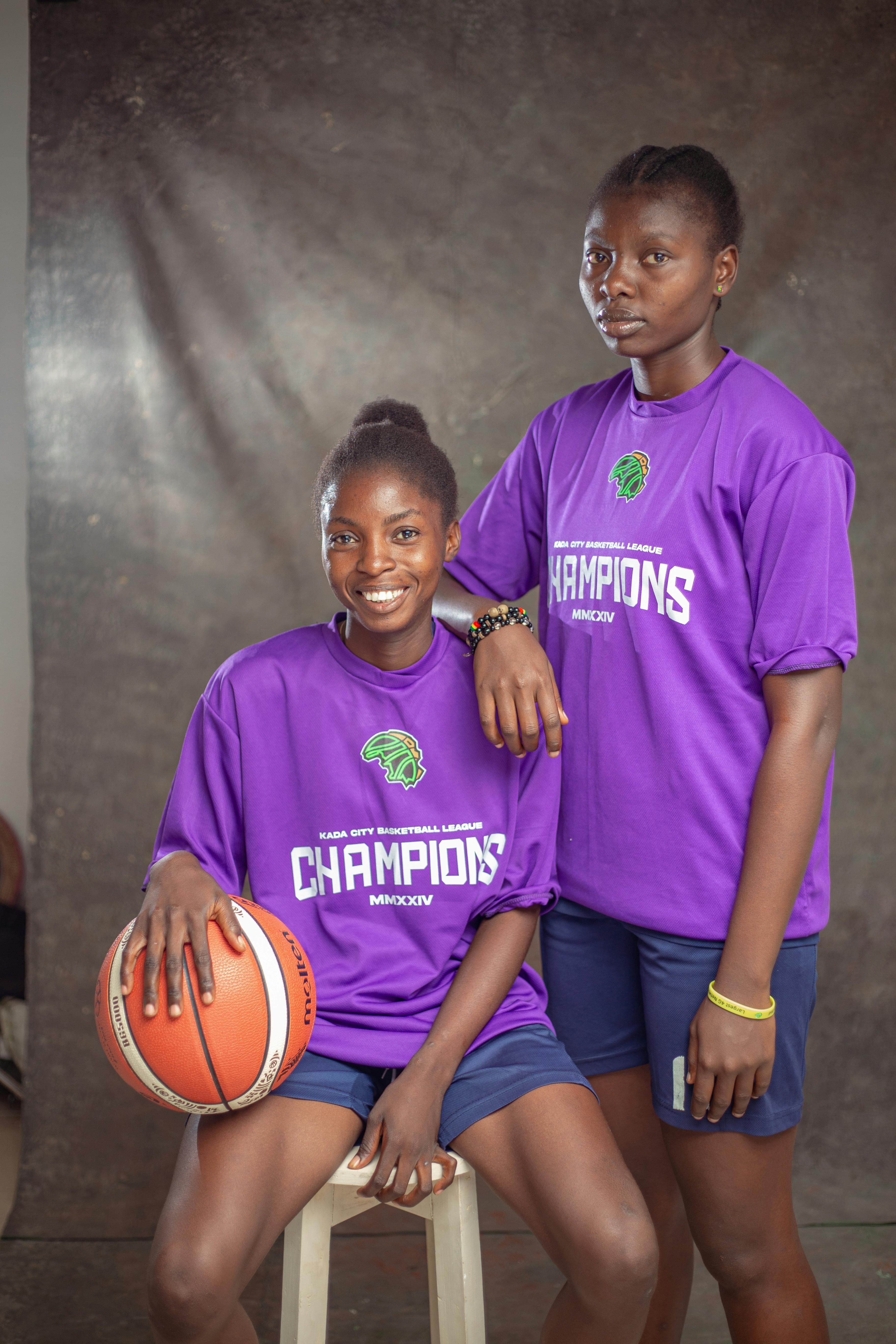 Basketball camp athletes celebrating in Edmonton